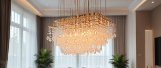 Люстры прямоугольные потолочные: обзор характеристик и вариантов исполнения